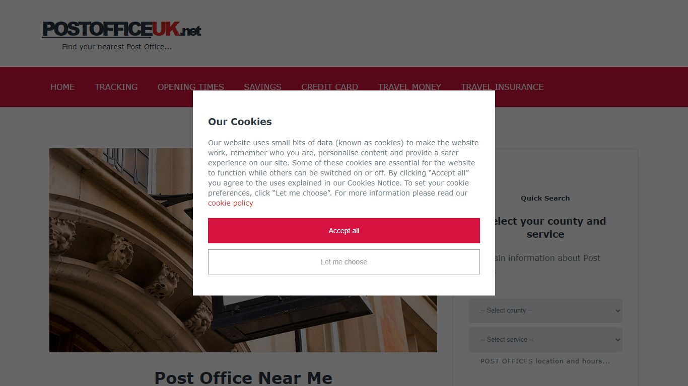 Post Office Near Me - Offices finder & Opening times.